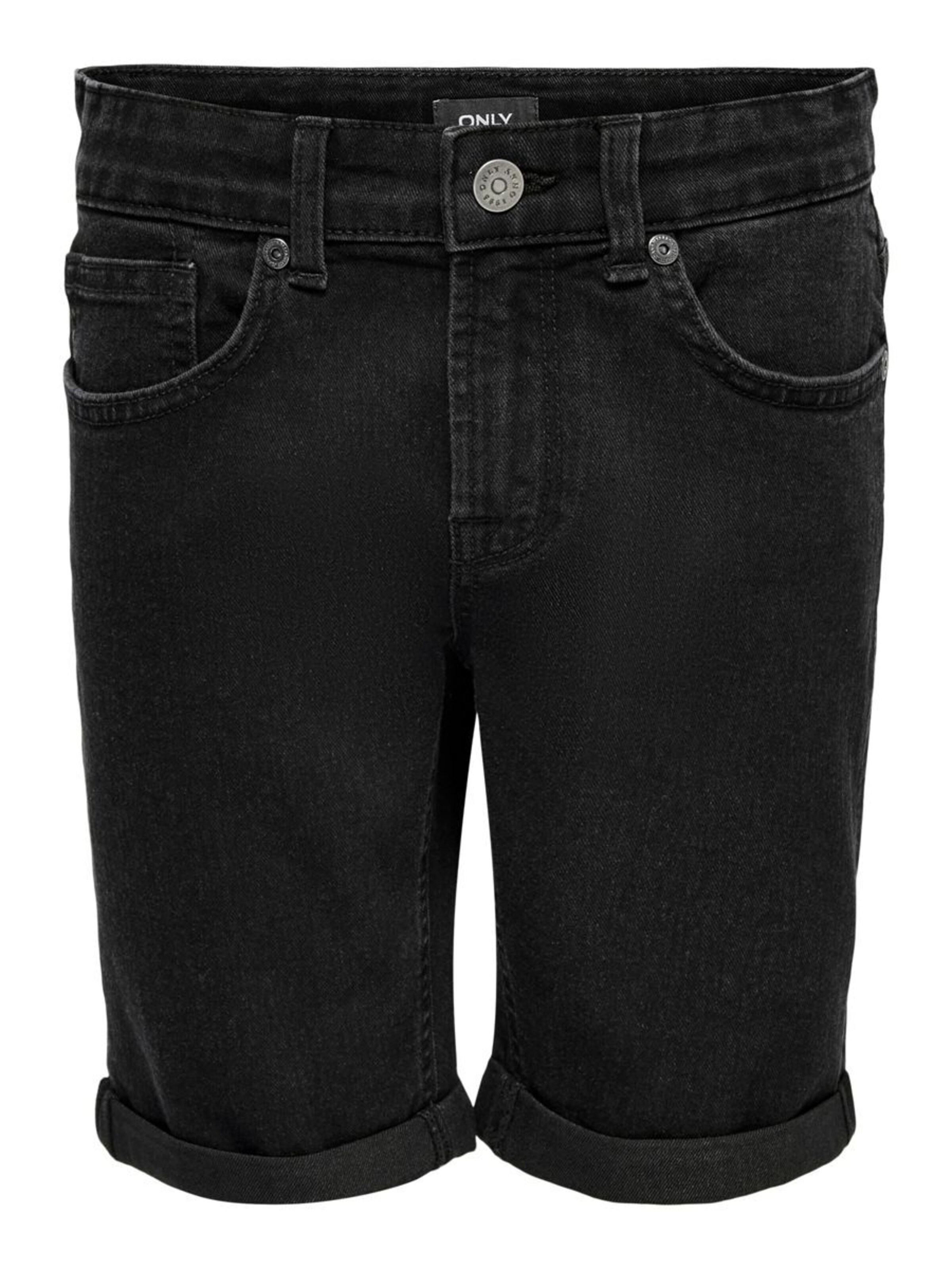 ONLY GIRLS Regular Jeans in Zwart: voorkant