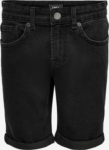 ONLY GIRLS Regular Jeans in Zwart: voorkant