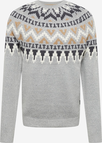 TOM TAILOR DENIM Sweater in Grey: front