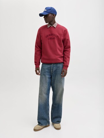 Sweat-shirt JACK & JONES en rouge