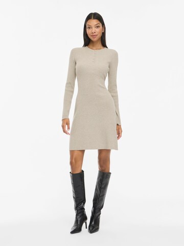 VILA - Vestido de punto 'VIKERRY' en beige: frente