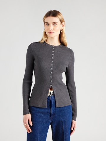 Geacă tricotată 'AWUKINO' de la VERO MODA pe gri: față