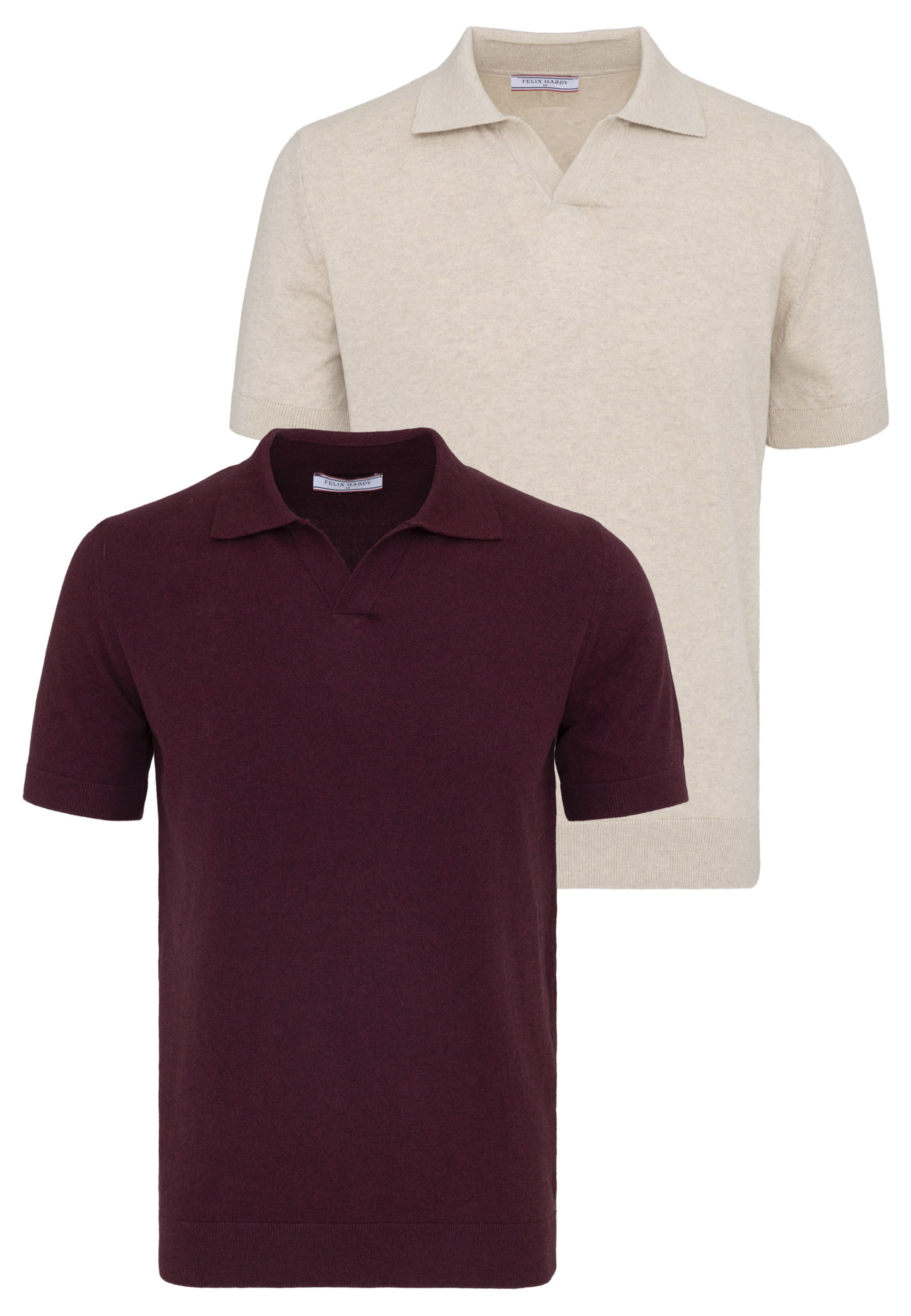 Felix Hardy Shirt in beige / bordeaux, Produktansicht