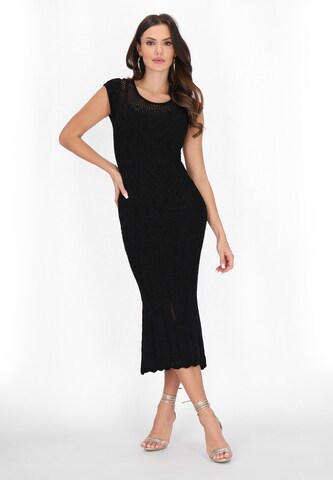 faina Knit dress 'Fashion Look' in Black: front