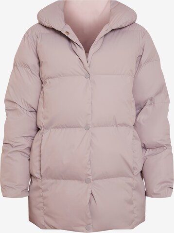 Chi Chi London Winter Jacket in Purple: front