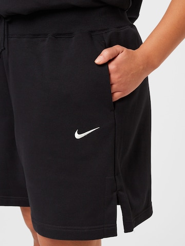 Nike Sportswear Loosefit Sportovní kalhoty – černá
