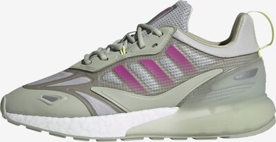 ADIDAS ORIGINALS Sneaker 'ZX 2K Boost 2.0' in grün / lila / weiß, Produktansicht