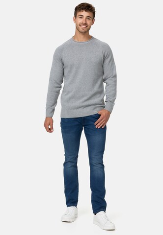 INDICODE JEANS Sweater 'Massum' in Grey