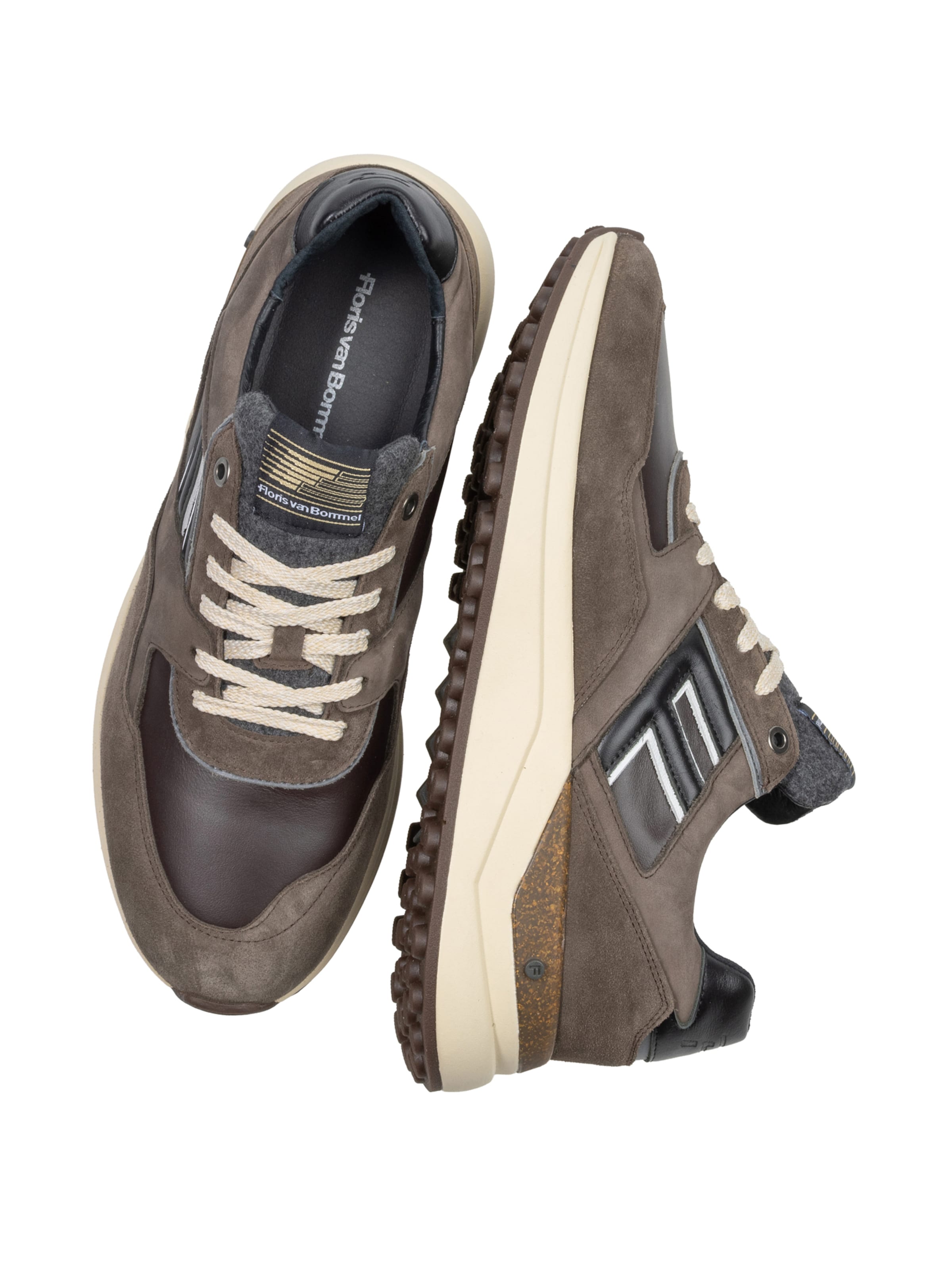 Sneaker bassa 'Trikker 01' di Floris van Bommel in marrone