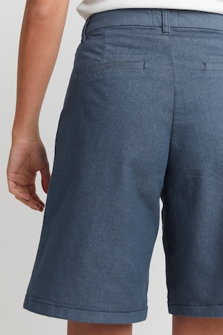 PULZ Jeans Wide Leg Chinohose ' PZROSITA ' in Blau