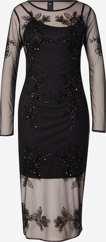 Rochie de la River Island pe negru: față