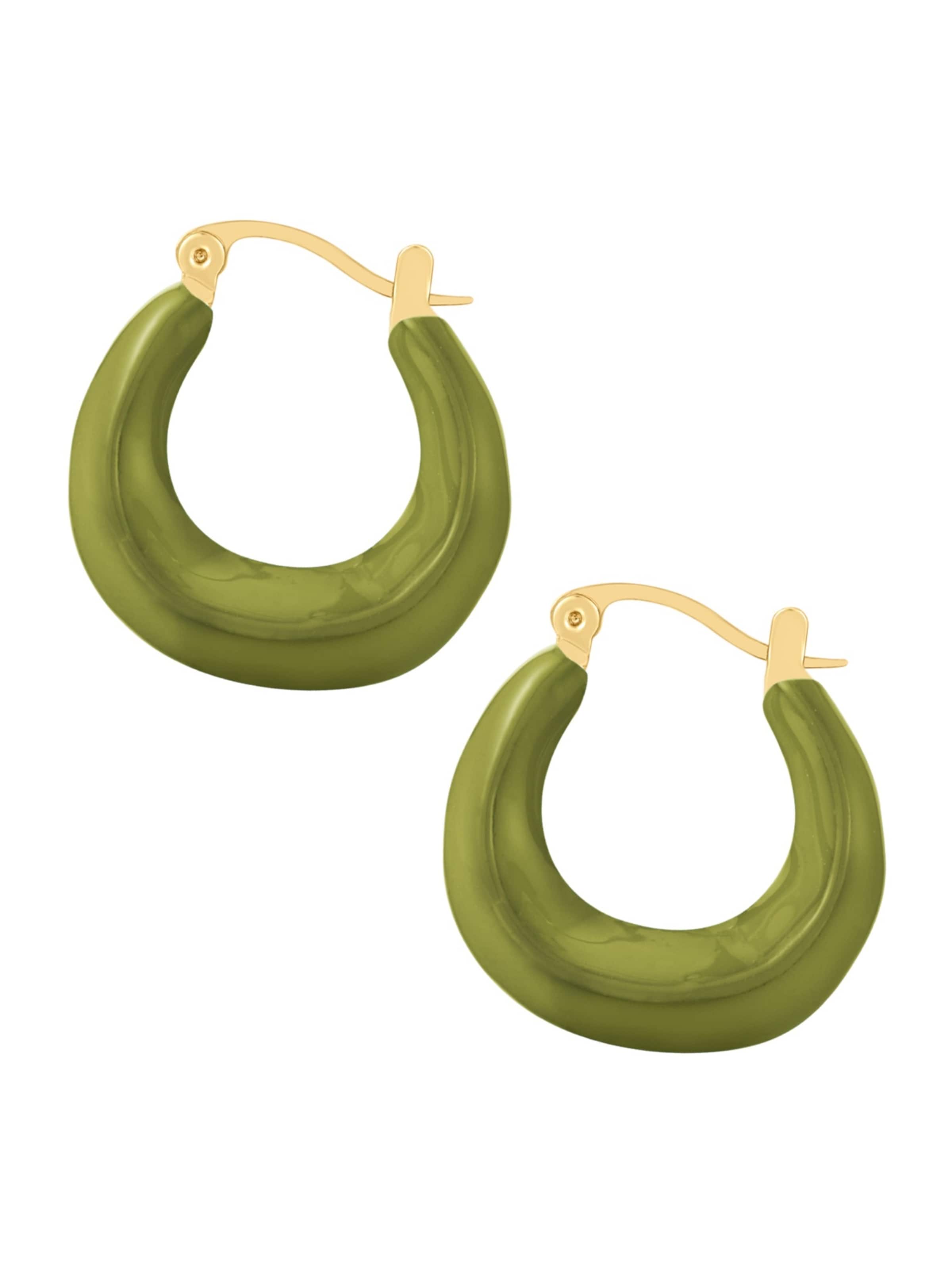 Yokoamii Earrings in Green