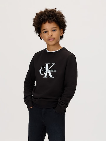 Calvin Klein Jeans Μπλούζα φούτερ σε μαύρο: μπροστά
