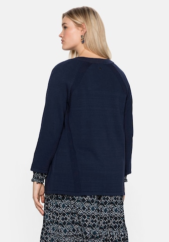 SHEEGO Knit cardigan in Blue