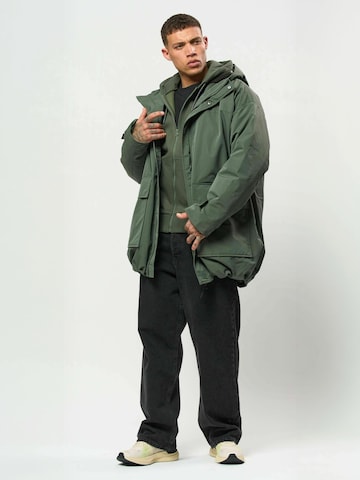 KAPPA - Chaqueta de invierno ' Logo Shon ' en verde: lado