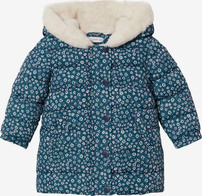 MANGO KIDS Frakk 'Julong3' i mørkeblå / grønn / lilla / offwhite, Produktvisning