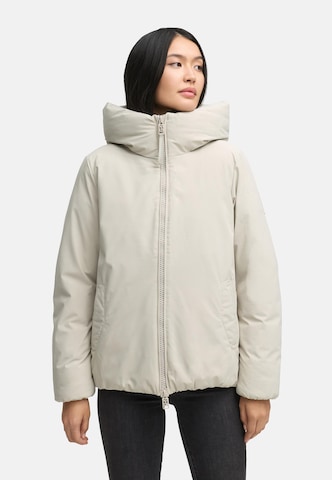 NAVAHOO Vinterjacka 'Blütenlicht 14' i beige: framsida