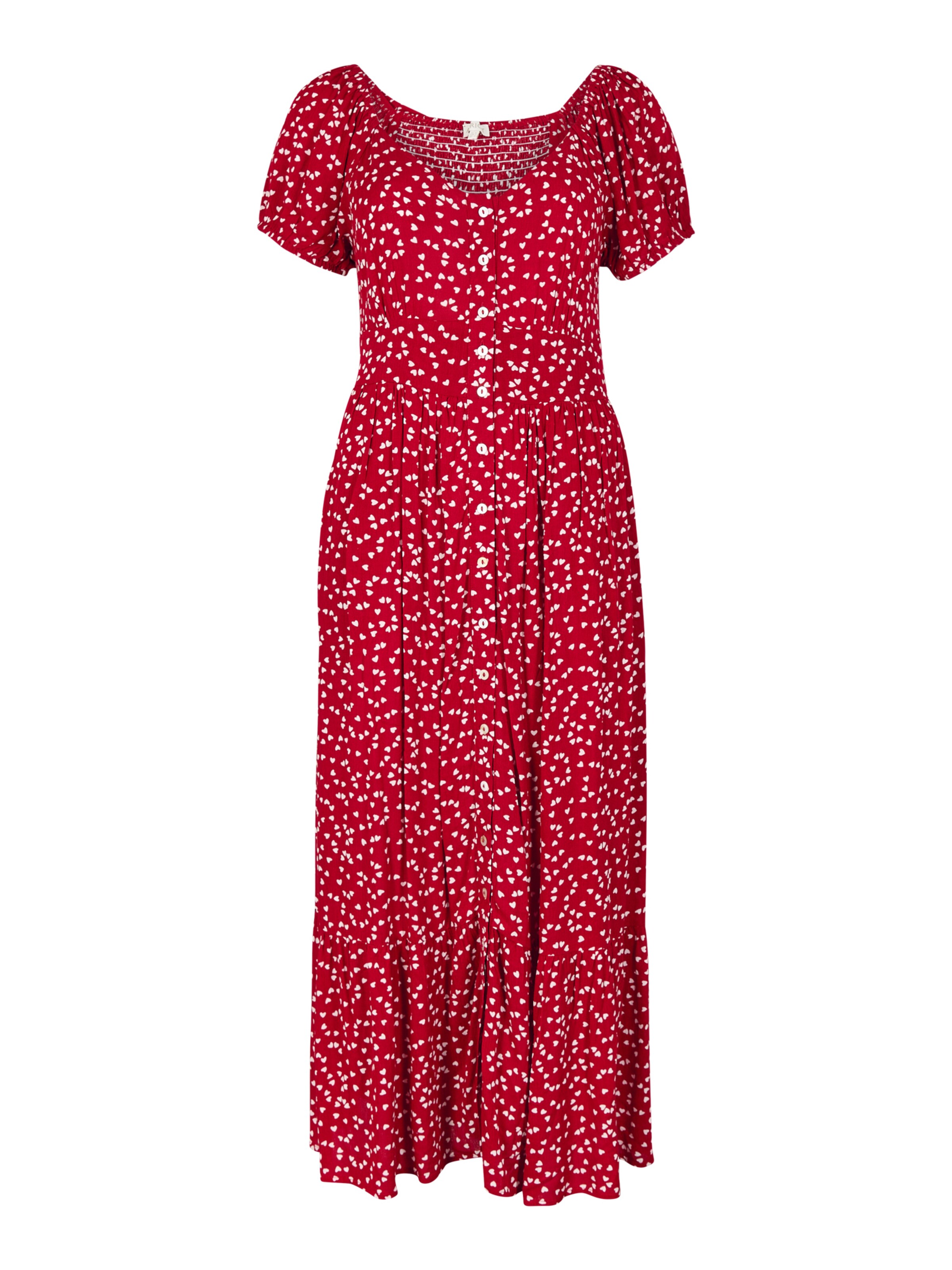 Apricot Dress in Red: front