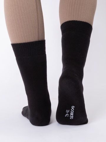 Occulto Socks 'Smilla' in Black