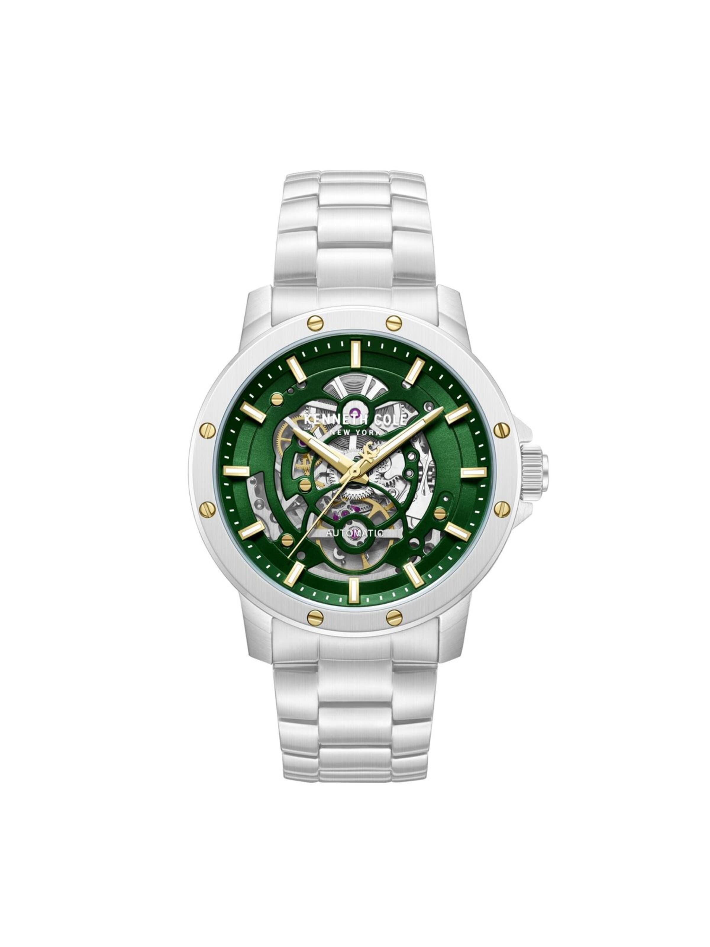 Kenneth Cole Analog Watch 'Harrison' in Green: front