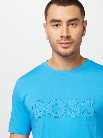 BOSS Black - Camiseta 'Tiburt' en azul