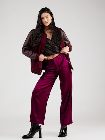 DRYKORN Loose fit Pants 'DESK' in Purple