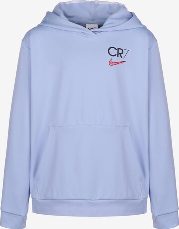 NIKE Athletic Sweatshirt in Blue: front