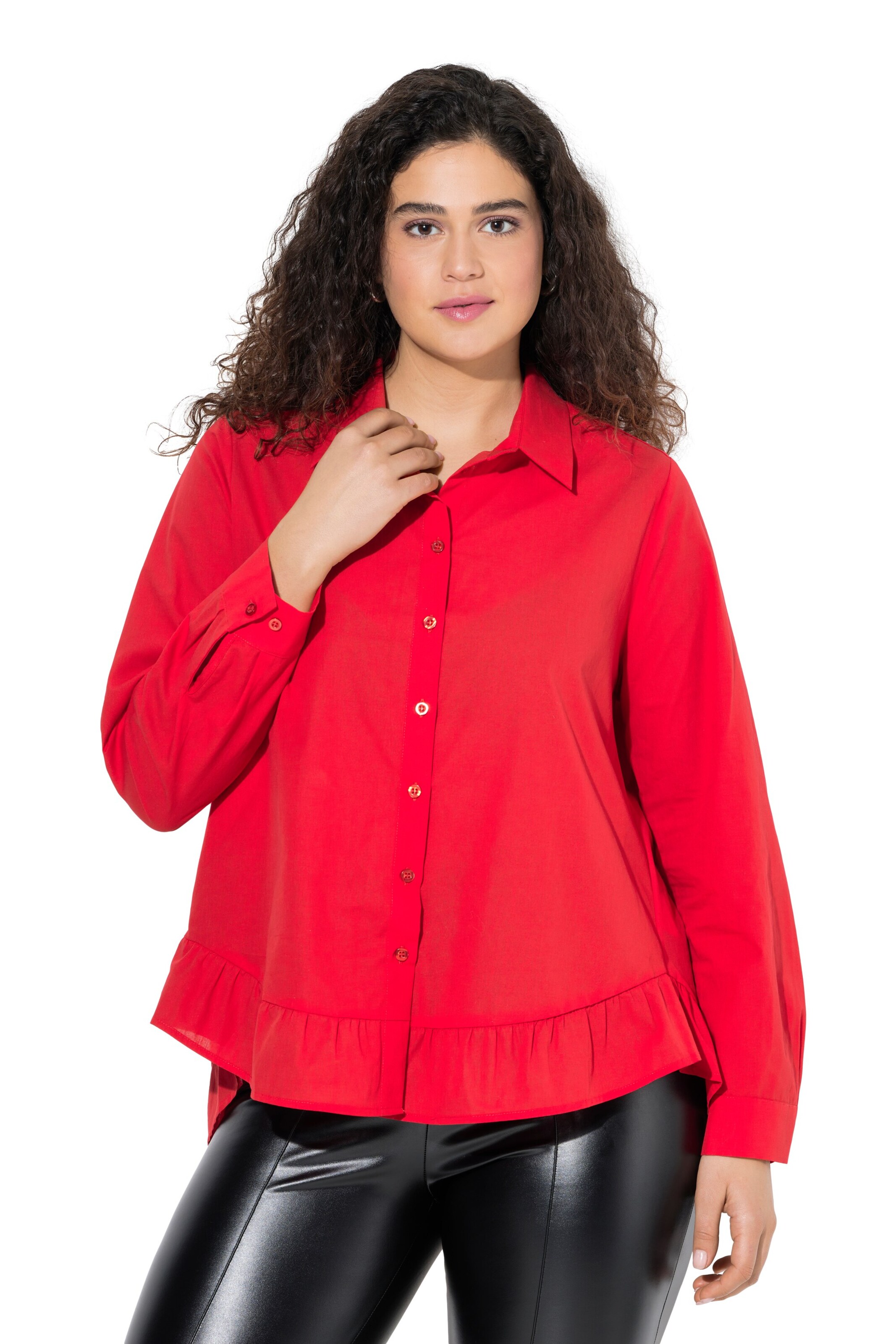 Ulla Popken Blouse in Red: front