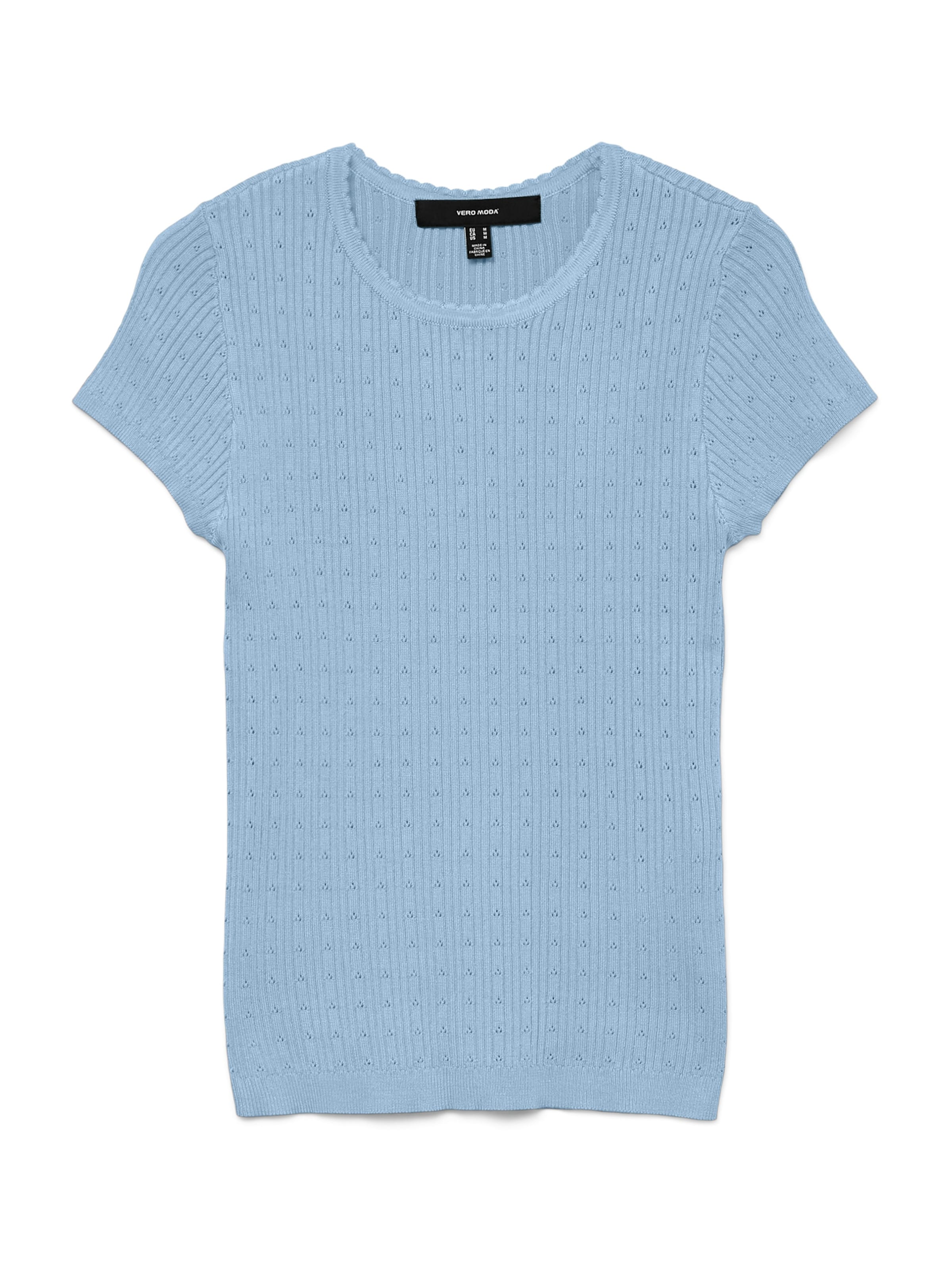 VERO MODA Sweter 'VMSilje' w kolorze niebieski: przód