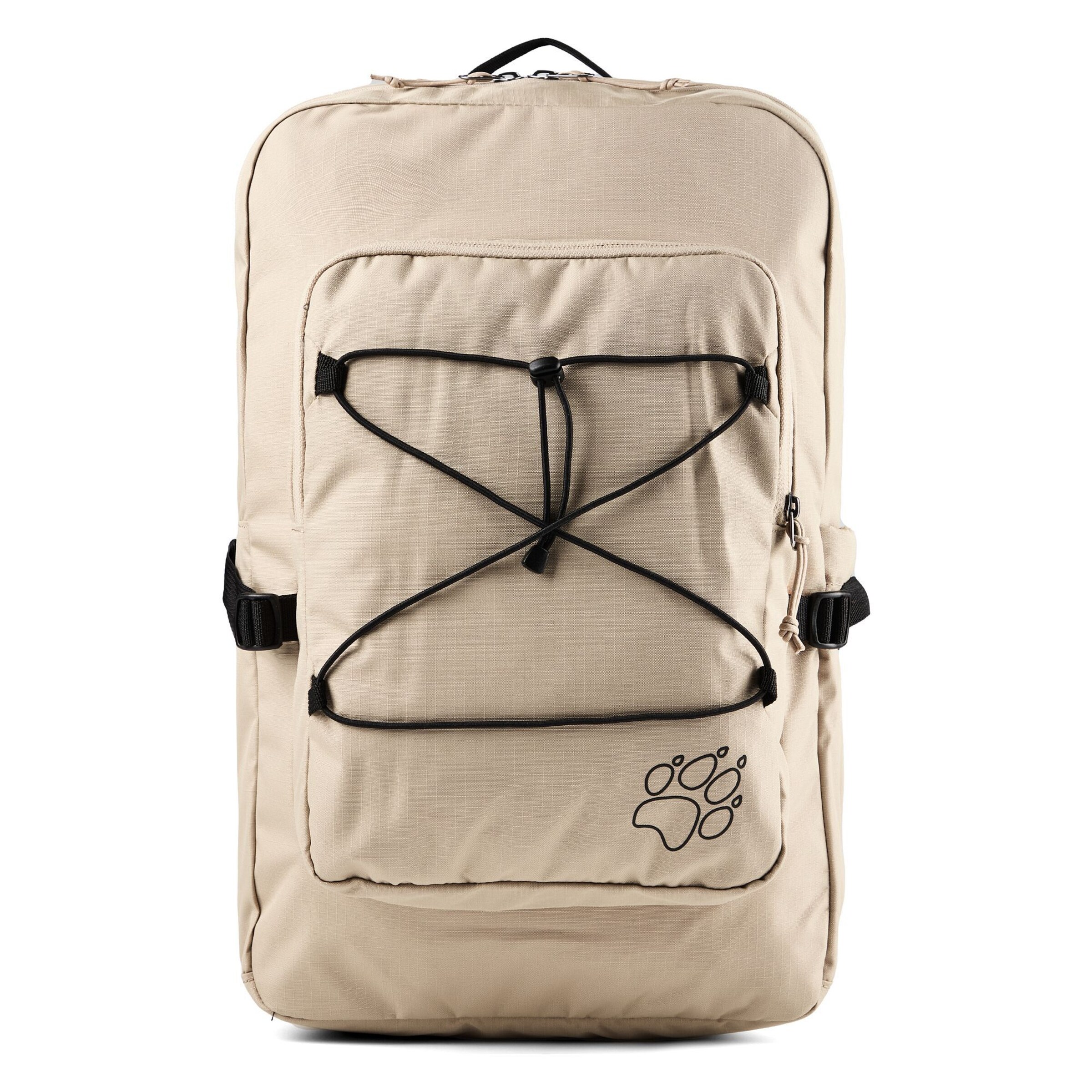 JACK WOLFSKIN Rucksack 'Berkeley ' in One Size in beige / schwarz, Produktansicht