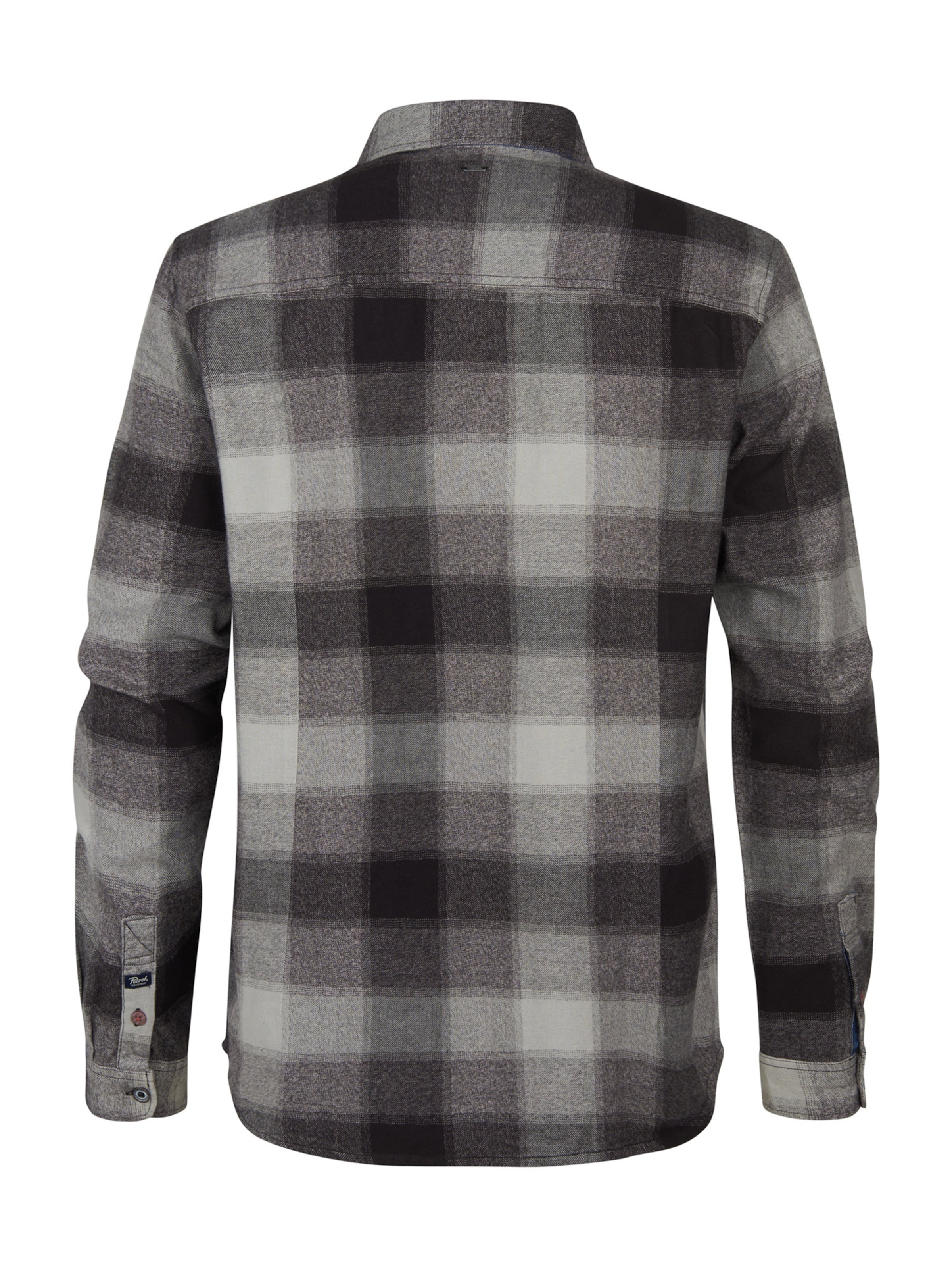 Petrol Industries Comfort fit Button Up Shirt in Black