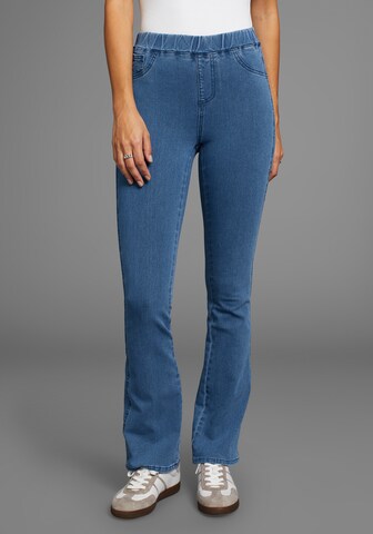 ARIZONA Bootcut Jeggings in Blau