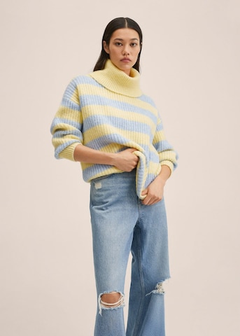 MANGO Sweater 'Lastrumc' in Yellow: front