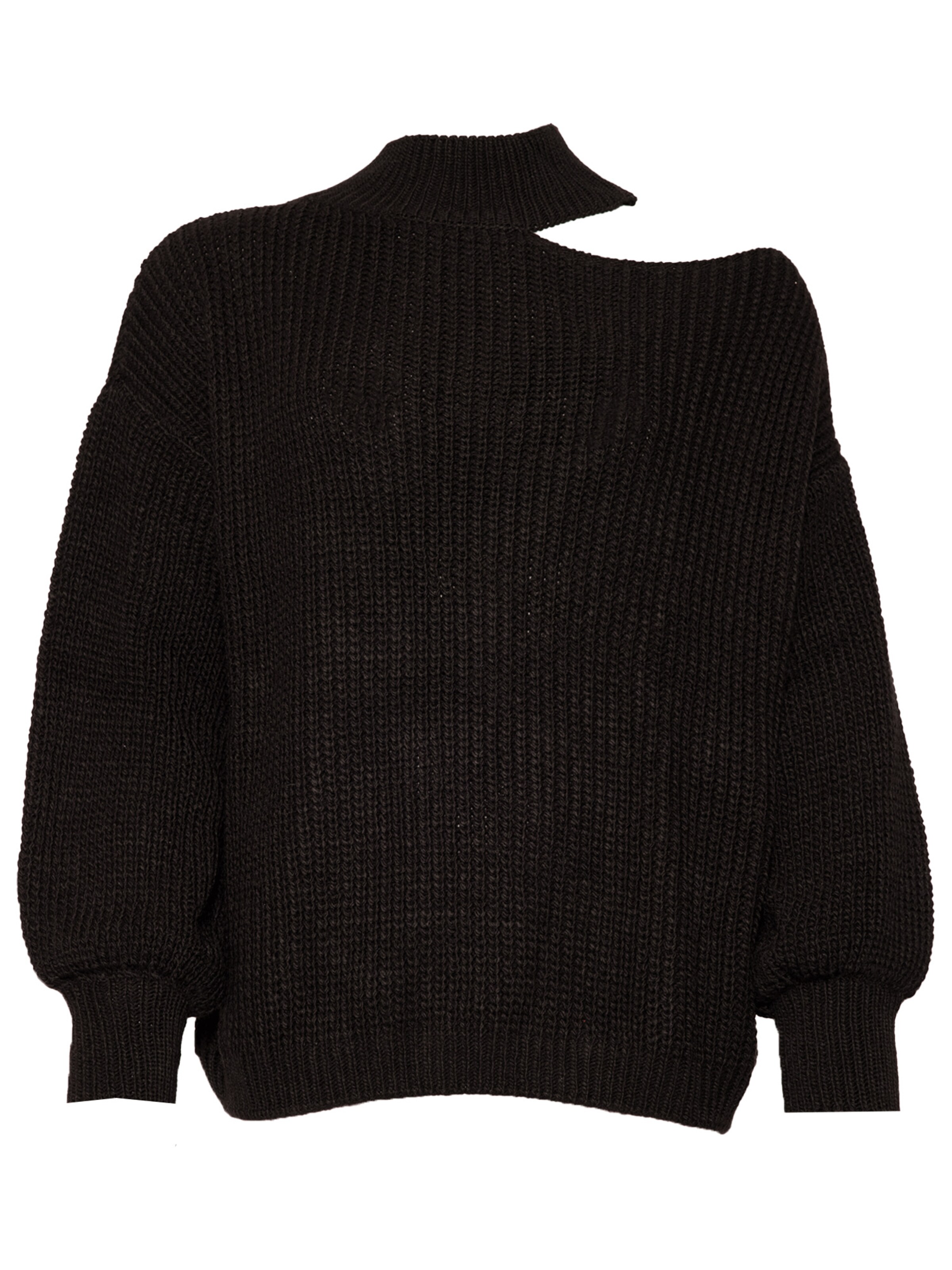 SASSYCLASSY Oversizepullover in Schwarz: Vorderseite