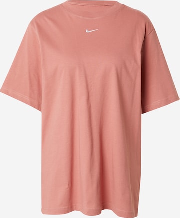 rozā Nike Sportswear T-Krekls 'Essentials': no priekšpuses