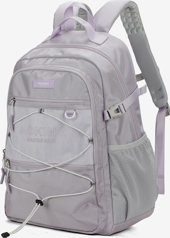 Aoking Rucksack in Lila: Vorderseite