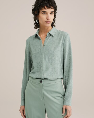 WE Fashion Bluse in Grün: Vorderseite