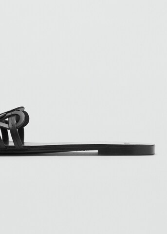 MANGO Mules 'Nora' in Black
