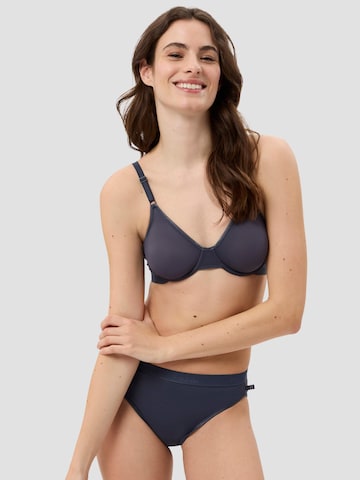 BeeDees T-shirt Bra 'Bügel-BH Microfun W' in Blue