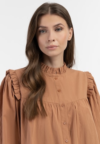 DreiMaster Vintage Blouse 'Abrel' in Brown