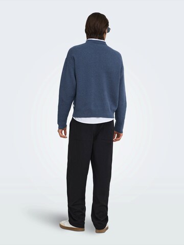 Pullover 'ONSPINE' di Only & Sons in blu