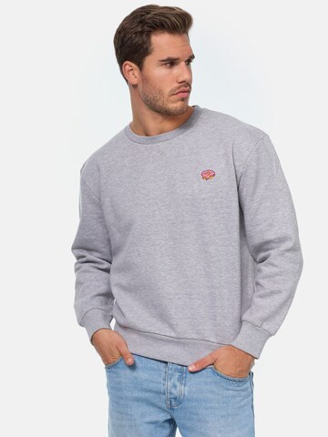 Mikon Sweatshirt in Grau: predná strana