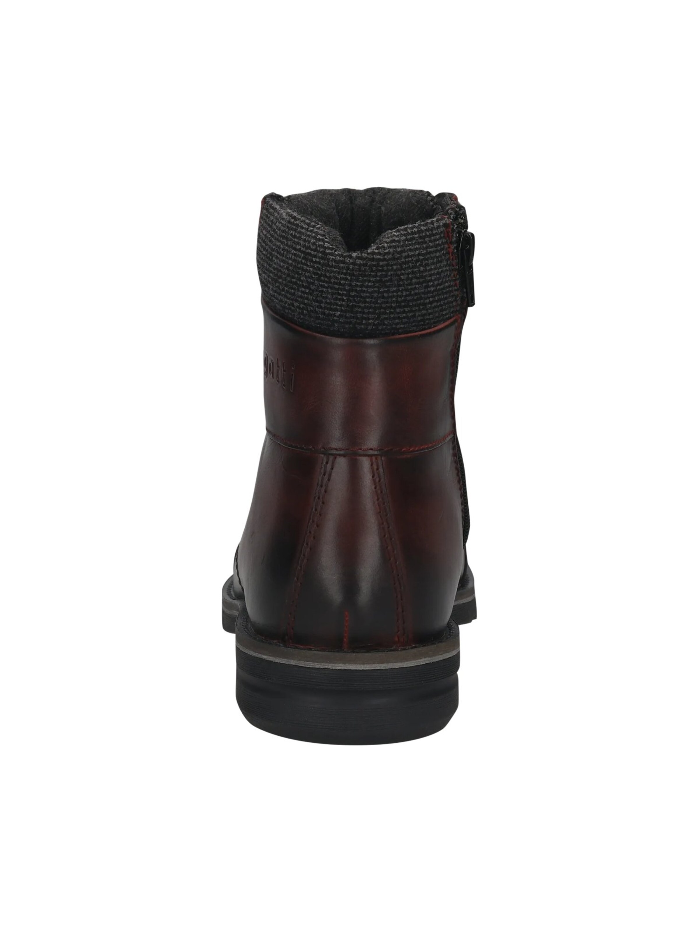 Bottes à lacets bugatti en rouge