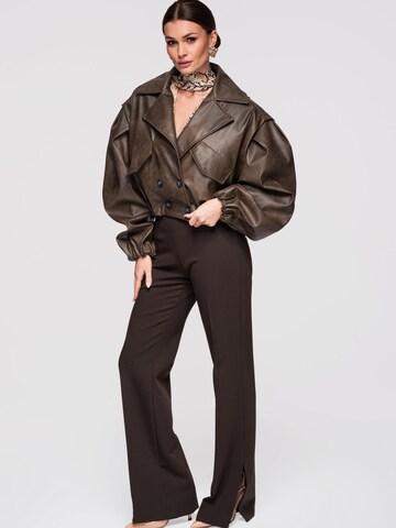 Ombre Between-season jacket in Brown