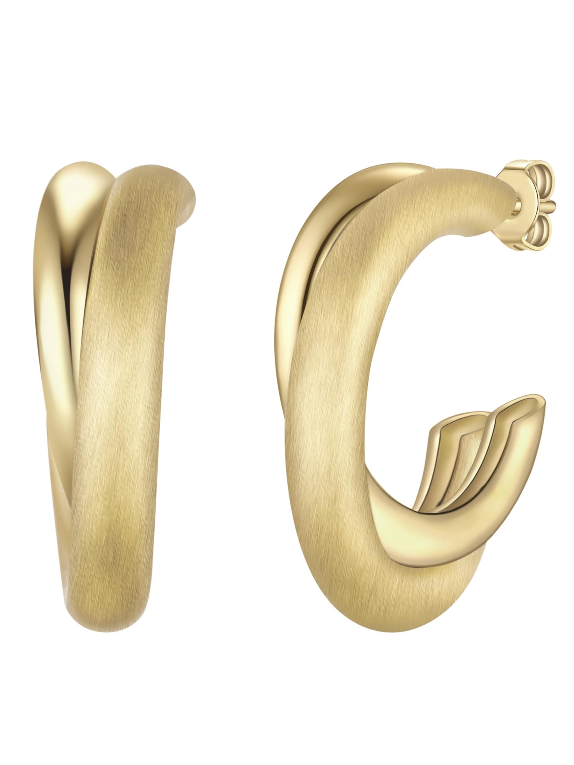 Yokoamii Earrings in Gold: front