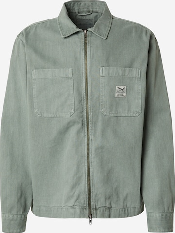Iriedaily Between-season jacket 'Nanolo' in Green: front