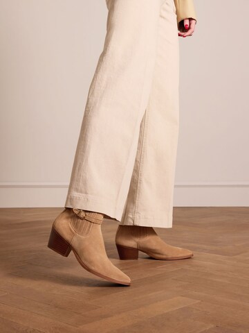MANFIELD Enkellaarsjes in Beige