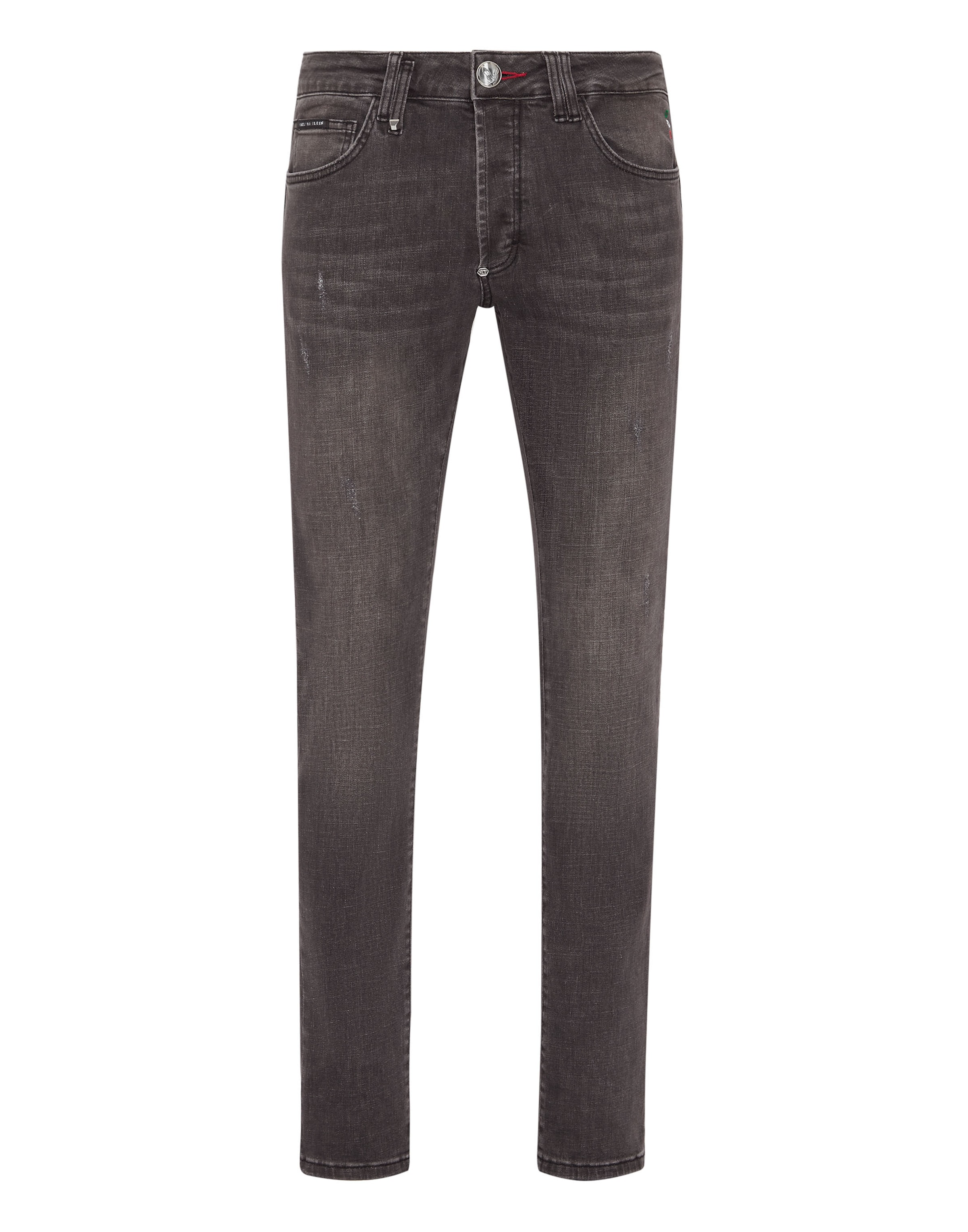 regular Jeans di Philipp Plein in grigio: frontale