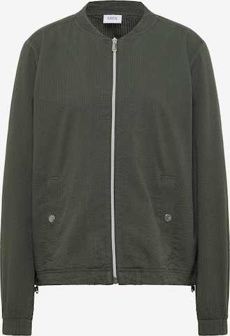 CECIL Between-Season Jacket in Green: front