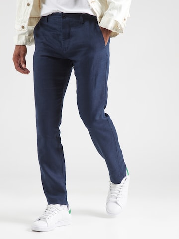 NN07 - regular Pantalón chino 'Theo' en azul: frente